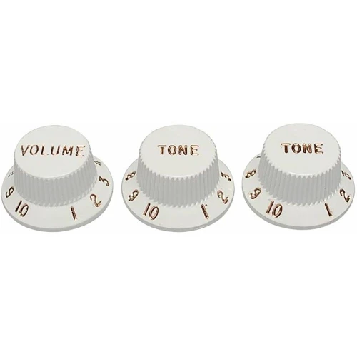 Fender Stratocaster Parchment Volume Tone Tone 3 Kontrol Düğmesi 3