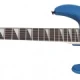 Jackson JS Dinky Arch Top JS32LH DKA Amaranth Klavye Bright Blue Solak Elektro Gitar 2