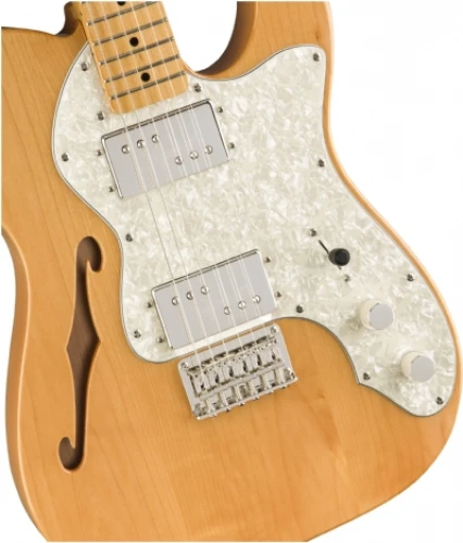 Squier Classic Vibe 70s Telecaster Thinline Akçaağaç Klavye Natural Elektro Gitar 4