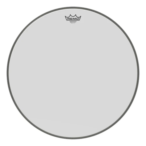 REMO BR-1222-00 22 inç AMBASSADOR® Beyaz Bas Davul Derisi 1