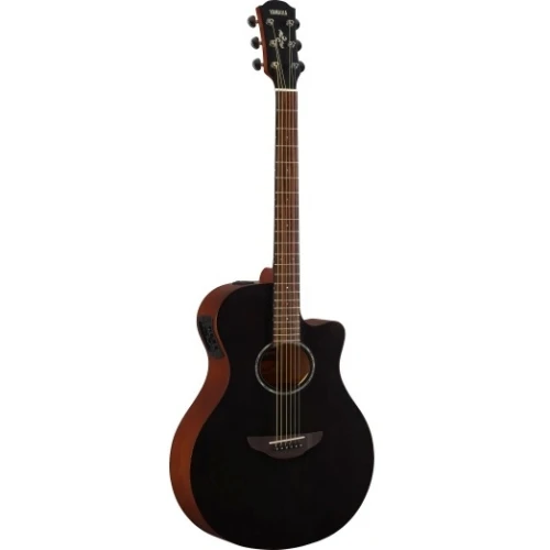 Yamaha APX600  Thinline Cutaway Elektro Akustik Gitar (Smokey Black) 1
