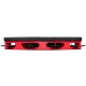 Meinl TAH1BK-R-TF Tour Jingle Wood True Feel Head 1 Row Tamburin (Red Black) 6