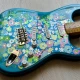 1997 Fender Japan Vintage 57 Reissue Blue Flower Stratocaster Crafted in Japan 2