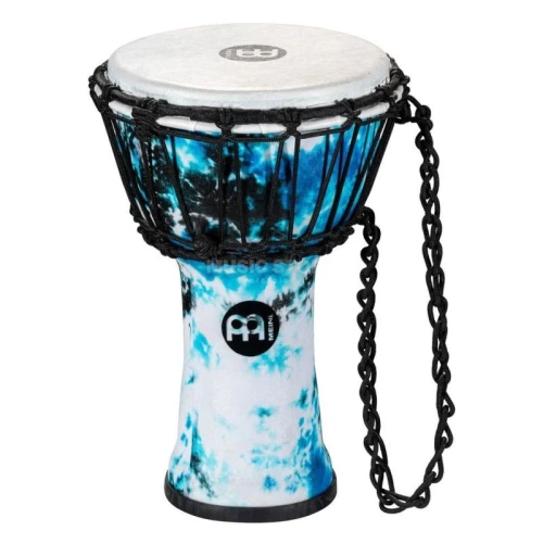 Meinl Junior 7" Djembe (Galactic Blue Tie Dye) 1