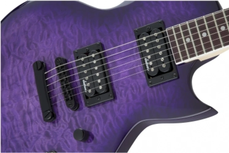 Jackson JS Monarkh SC JS22Q Amaranth Klavye Transparent Purple Burst Elektro Gitar 6