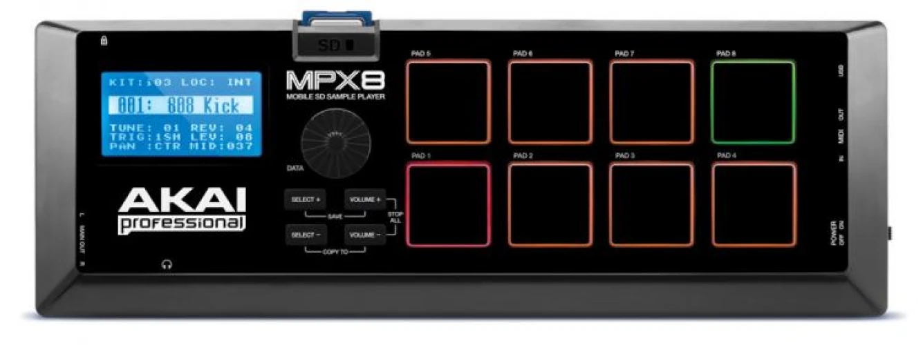 AKAI MPX8 Sample Pad Kontrol Cihazı 1
