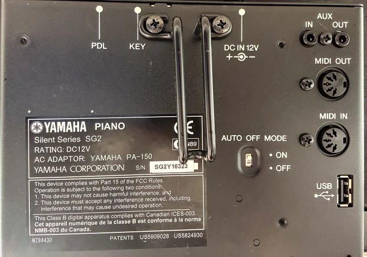 Yamaha Piyano Silent SG2 4