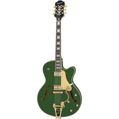 Epiphone Emperor Swingster Hollowbody Elektro Gitar (Forest Green Metallic) 1