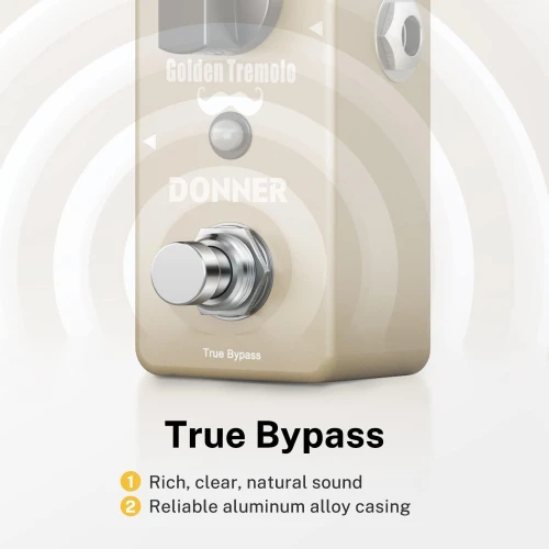 Donner Golden Tremolo Analog Efekt Pedalı 4