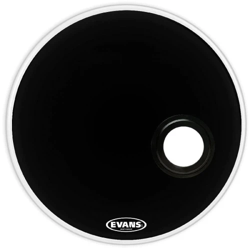 EVANS BD22REMAD 22" DERİ RESONANT KİCK SİYAH ÖN SÜNGERLİ 4