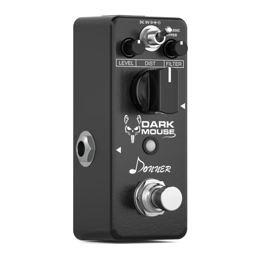 Donner Dark Mouse Distortion Pedal (Siyah) 3