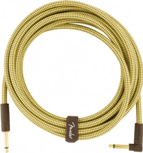 Fender Deluxe Düz/L Uçlu 4m Tweed Enstrüman Kablosu 6