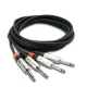 HOSA Pro 1/4&quot;TS (M) - 1/4&apos;&apos; TS (M) Balanssız Çift kablo 1.5 mt. 1