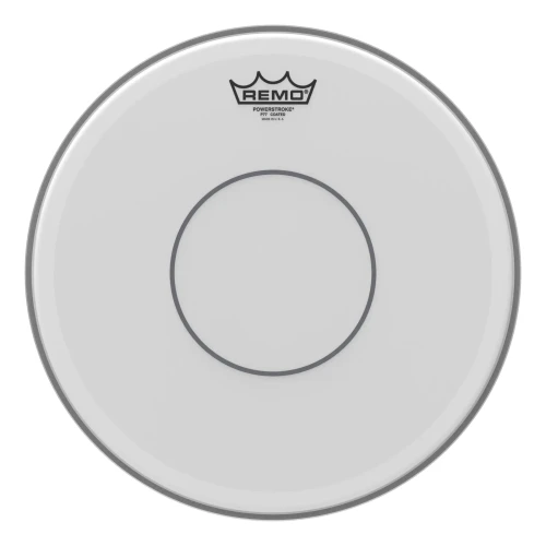 REMO POWERSTROKE® 77 COATED CLEAR DOT 14 İnç Trampet Derisi 1