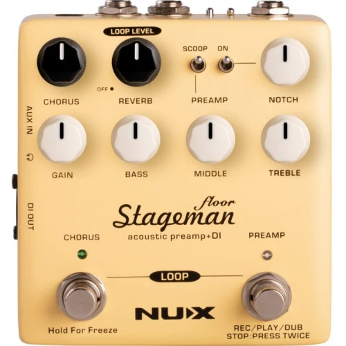 Nux NAP-5 Stageman Akustik Enstruman Preamp & DI Box 1