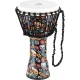 Meinl PADJ7-M-F Travel Series 10" Djembe (Day Of The Dead Finish) 1