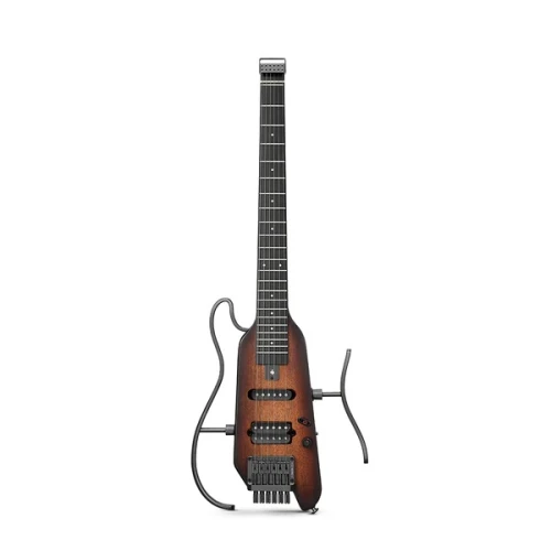 Donner HUSH-X Headless Traveller Elektro Gitar Seti (Sunburst) 2
