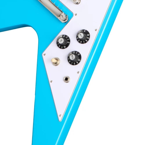 Epiphone Inspired by Gibson Flying V '70s Elektro Gitar (Maui Blue) 3