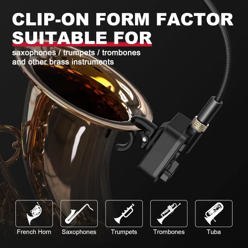 Xvive XV-U7 Saksofon ve Trompet için Kablosuz Mikrofon Sistemi 5