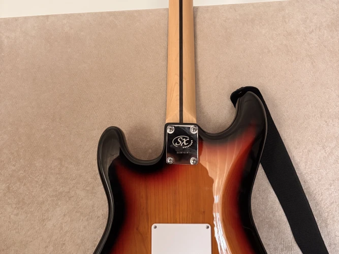 SX Ashwood Stratocaster Elektro Gitar 5