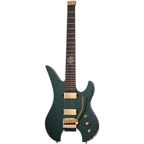 Schecter Synyster Gates Custom 7 TR-S Headless Elektro Gitar (Oak Green Metallic) 1