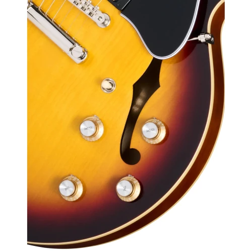 Epiphone 1962 ES-335 Reissue Semi-hollow Elektro Gitar (Vintage Burst) 4