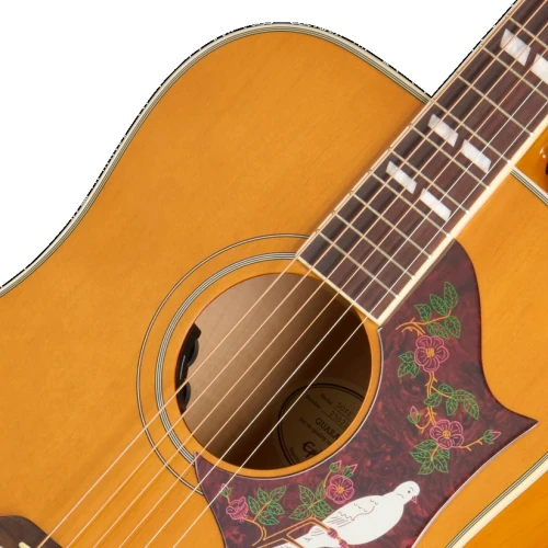 Epiphone Dove Studio Elektro Akustik Gitar (Antique Natural) 7