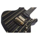 Schecter Synyster Custom FR Elektro Gitar (Gloss Black &amp; Gold Stripes) 5