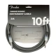 Fender Ombré Düz/Düz Uçlu 3m Silver Smoke Enstrüman Kablosu 2