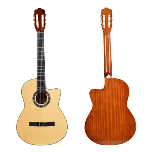 Tayste TS-CG36-39 EQ17A Natural Elektro Klasik Gitar 1