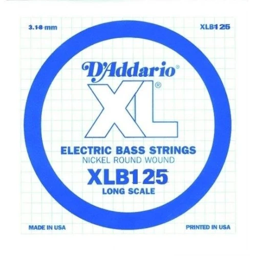 Daddario Xlb125 Bass Tek Tel B (Si) Xl Nickel Wound 0.125 4