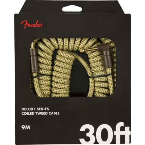 Fender Deluxe Coil Cable 9m Tweed Enstrüman Kablosu 1