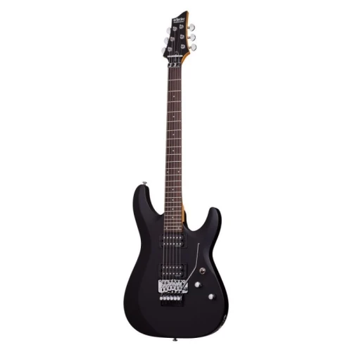 Schecter C-6 FR Deluxe Elektro Gitar (Mat Siyah) 1