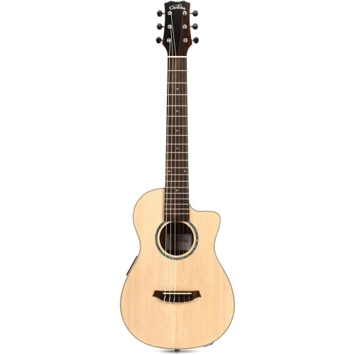 Cordoba Mini II EB-CE Travel Elektro Klasik Gitar (Natural) 1