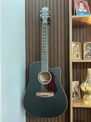 Donner DAG-1CB Cutaway Akustik Gitar Siyah 5