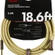Fender Deluxe Düz/L Uçlu 5m Tweed Enstrüman Kablosu 1