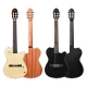 Tayste CG-100EQ BK Silent Elektro Klasik Gitar 12