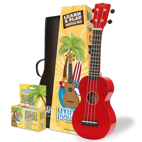 Mahalo Learn 2 Play Ukulele Seri (Kırmızı) 1