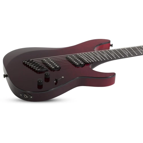 Schecter Reaper-7 Elite Multiscale 7 Telli Elektro Gitar (Blood Burst) 2