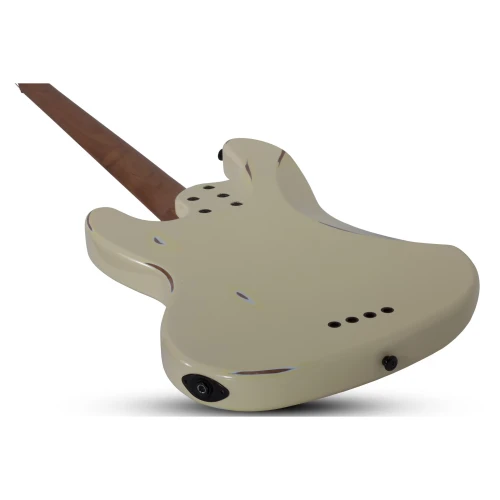 Schecter J-4 Sixx Bas Gitar (Worn Ivory) 4