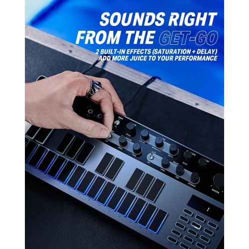 Donner B1 Analog Bass Synthesizer & Sequencer 5