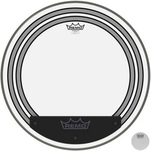 REMO PW-1320-00- Powersonic® Şeffaf 20\" Bas Davul Derisi 1