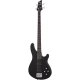 Schecter C-4 Deluxe Bas Gitar (Satin Black) 1