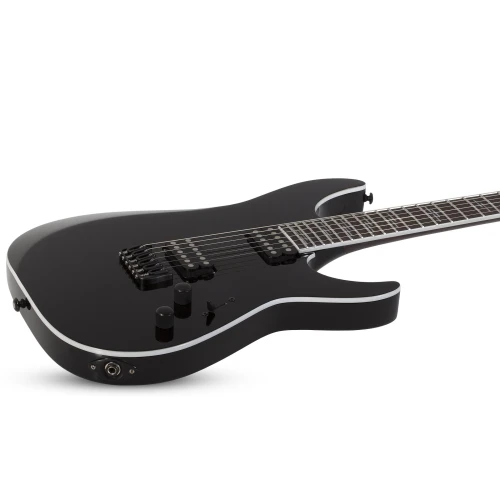 Schecter Reaper-6 Custom Elektro Gitar (Parlak Siyah) 2
