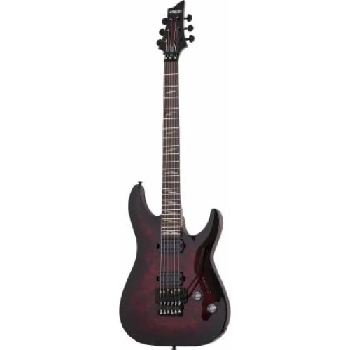 Schecter Omen Elite-6 FR Elektro Gitar (Black Cherry Burst) 1
