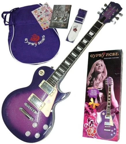 ELEKTRO GİTAR GYPSY ROSE SET (GIGBAG, STRAP, STICK 4