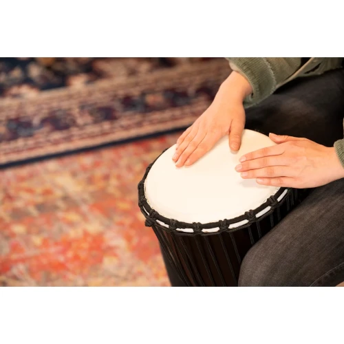 Meinl HDJ1-M Carving African Style 10" Djembe (Dark Brown) 7
