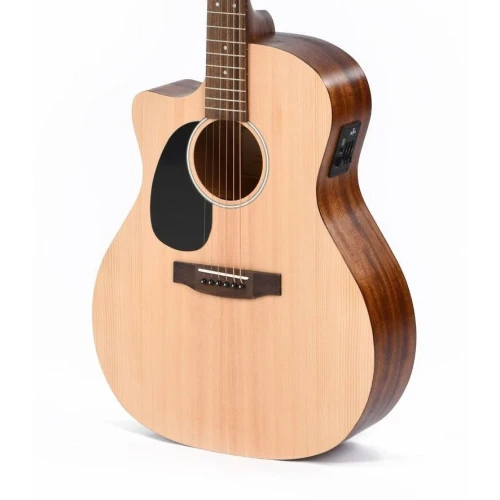 Ditson GC-10EL Grand Om Solak Elektro Akustik Gitar (Natural) 2