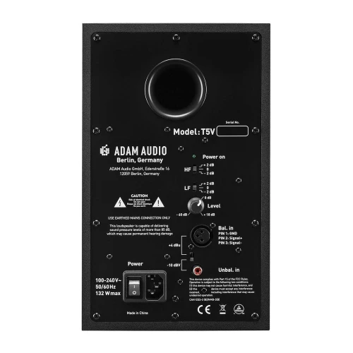ADAM Audio T5V 5 inç Aktif Monitör Hoparlör (Tek) 2