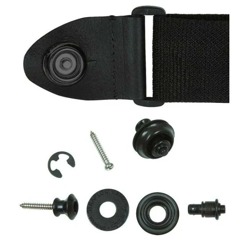 Jim Dunlop Straplok Dual Design Black Askı Kilidi 2